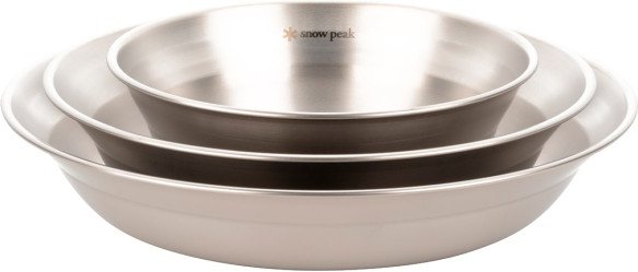 Snow Peak - Tableware Set L - Geschirr-Set grau