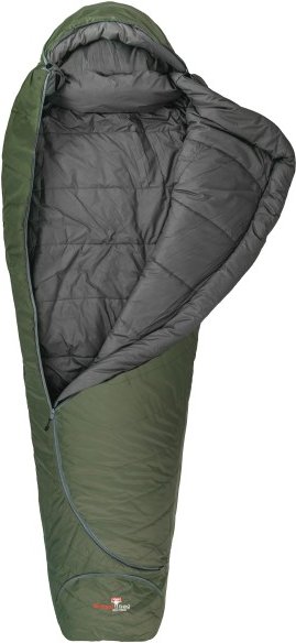 Grüezi Bag - Biopod Wolle Survival Ice - Daunenschlafsack Gr 185 cm - 215 x 80 x 50 cm grün