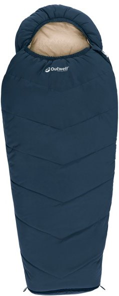 Outwell - Convertible Junior - Kinderschlafsack Gr 140 x 63 cm / 170 x 63 cm (LxB blau