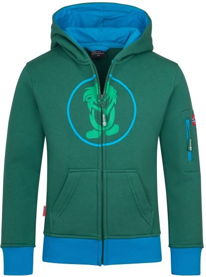 Trollkids - Kids Sortland Jacket - Hoodie Gr 116 grün
