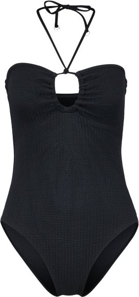 Seafolly - Women's Sea Dive Bandeau One Piece - Badeanzug Gr 38 schwarz