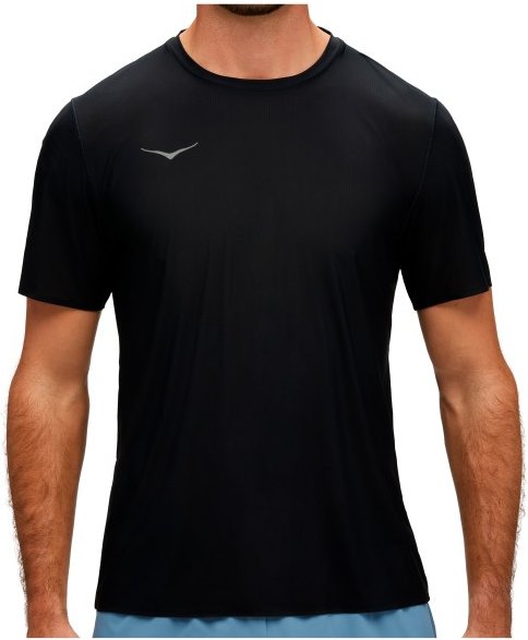 HOKA - Performance Run Short Sleeve - Laufshirt Gr S schwarz