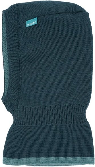 maximo - Mini-Schlupfmütze reversible - Sturmhaube Gr 49-51 cm blau