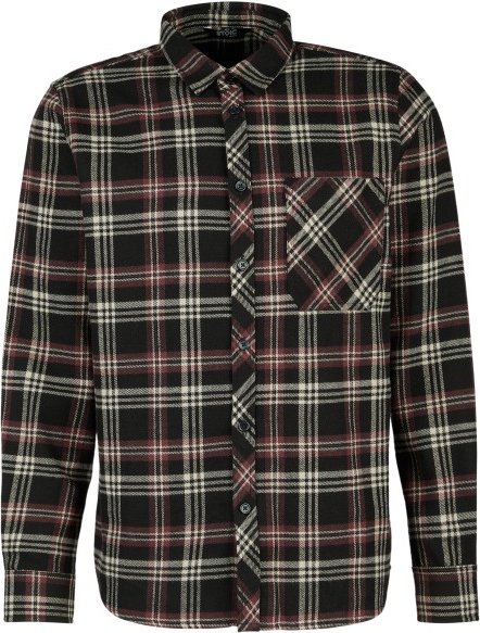Stoic - MMXX. Nacka Flanel Shirt - Hemd Gr M grau