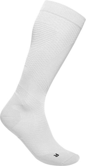 Thumbnail - Bauerfeind Sports - Women's Run Ultralight Compression Socks - Kompressionssocken Gr 41-43 - M: 36-41 cm weiß/grau