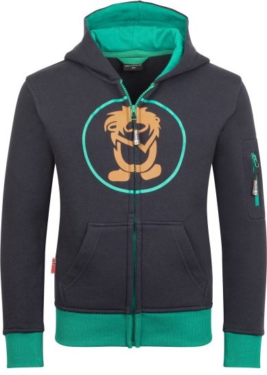 Trollkids - Kids Sortland Jacket - Hoodie Gr 116 grau