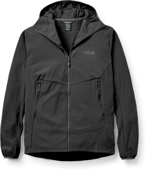Rab - Quantra Pro Hoody - Fleecejacke Gr S schwarz/grau