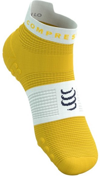 Compressport - Pro Racing Socks V4.0 Run Low - Laufsocken Gr T3 - EU 42-44 gelb
