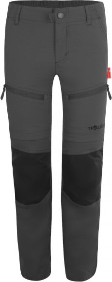 Thumbnail - Trollkids - Kid's Nordfjord Zip-Off Pants - Trekkinghose Gr 134 grau