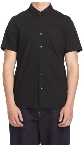 Volcom - Everett Oxford S/S - Hemd Gr M schwarz