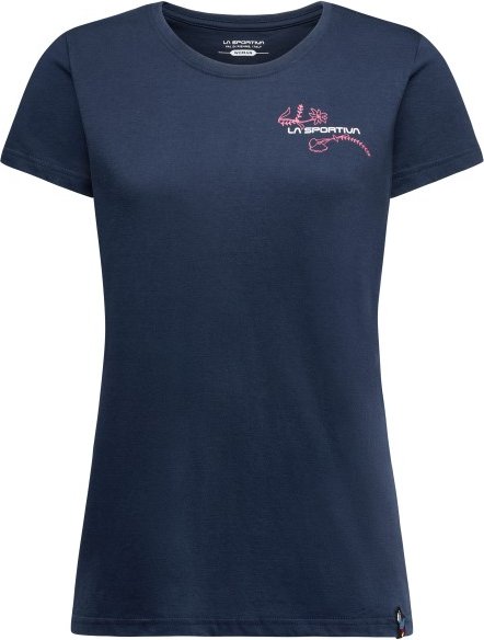 La Sportiva - Women's Climb Flower T-Shirt - T-Shirt Gr XL blau