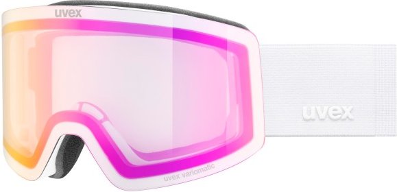 Uvex - Provoqe V S0-2 (VLT 23-82%) - Skibrille rosa/weiß
