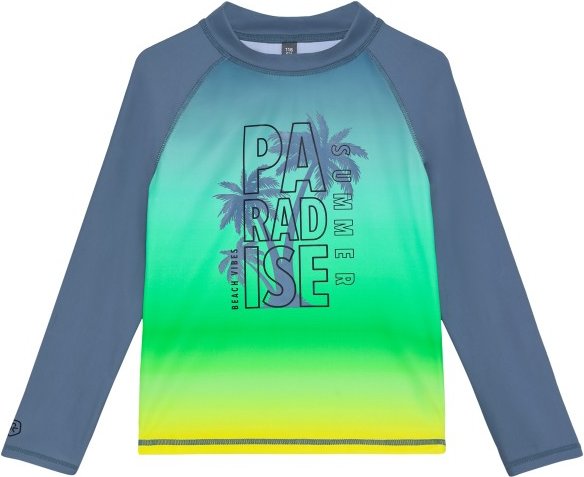 Color Kids - Kid's T-Shirt L/S with Chest Print - Lycra Gr 134 bunt