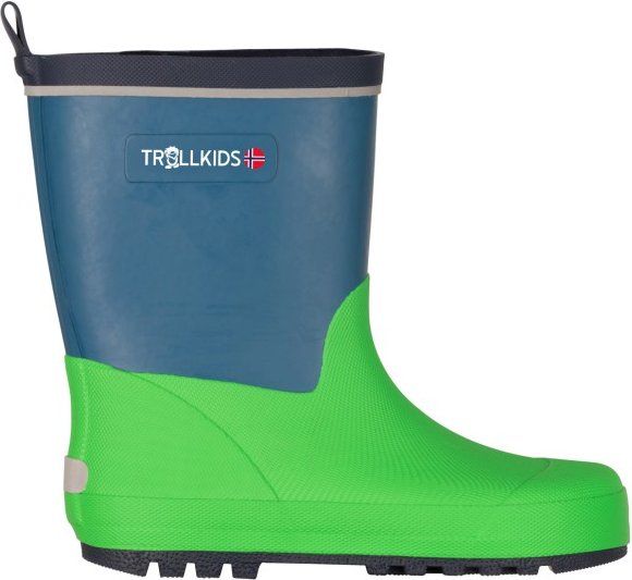 Trollkids - Kid's Lysefjord Rubber Boots - Gummistiefel Gr 31 grün/blau
