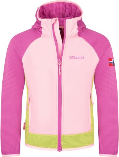 Trollkids - Kid's Seiland Jacket - Fleecejacke Gr 104 rosa