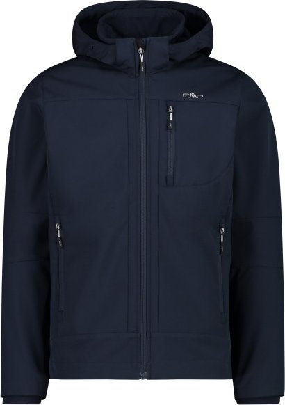 Thumbnail - CMP - Jacket Zip Hood Softshell - Softshelljacke Gr 46 blau