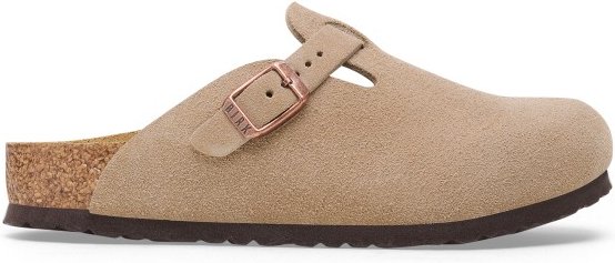 Thumbnail - Birkenstock - Kid's Boston BS Suede Leather - Sandalen Gr 32 - Narrow beige