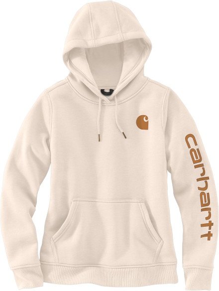 Carhartt - Women's Clarksburg Logo Sleeve Sweatshirt - Hoodie Gr L beige