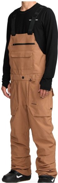 Thumbnail - Volcom - Roan Bib Overall - Skihose Gr S braun