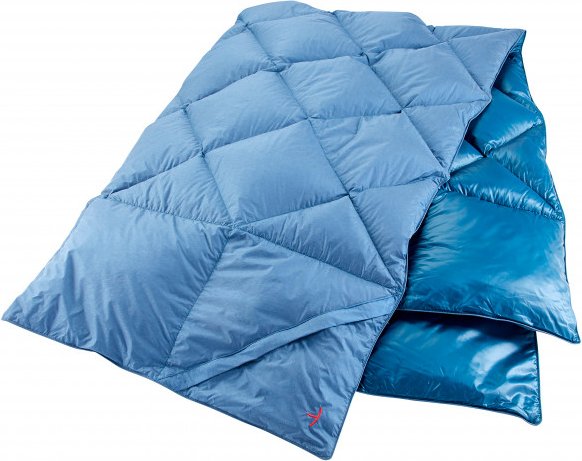 Nordisk - Kiby Packable Down Travel Blanket - Decke Gr 200 x 140 cm blau