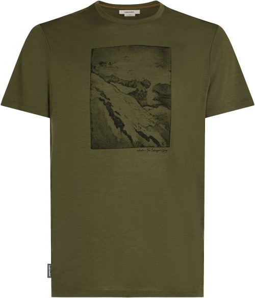 Icebreaker - Merino 150 Tech Lite S/S Tee Summit - Merinoshirt Gr M oliv