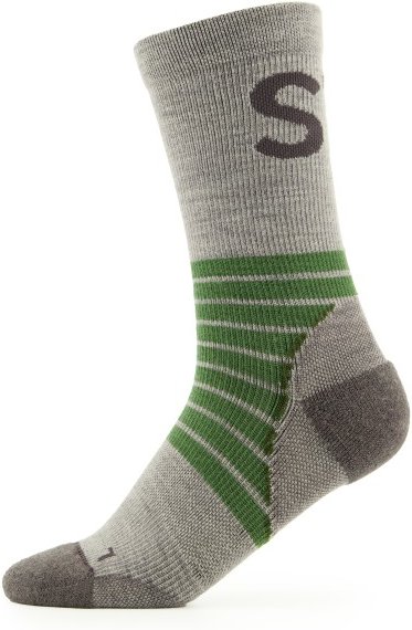 Stoic - Merino MTB Socks - Radsocken Gr 39-41 grau