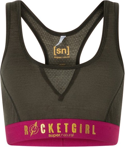 super.natural - Women's Rocket175 Bra - Sport-BH Gr XS braun