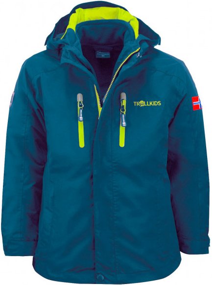 Trollkids - Kid's Myrdal 3in1 Jacket Pro - Doppeljacke Gr 92 blau