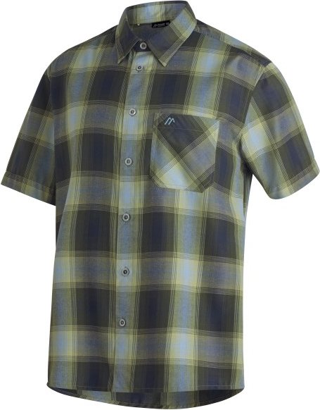 Maier Sports - Mauro - Hemd Gr 62 grau/oliv