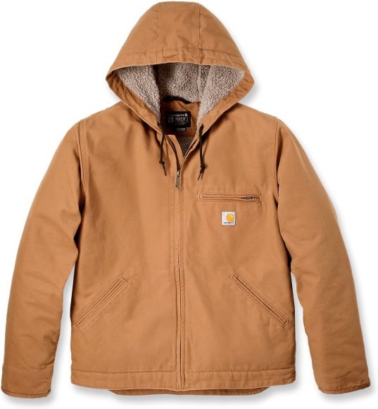 Thumbnail - Carhartt - Washed Duck Sherpa Lined Jacket - Freizeitjacke Gr XL orange