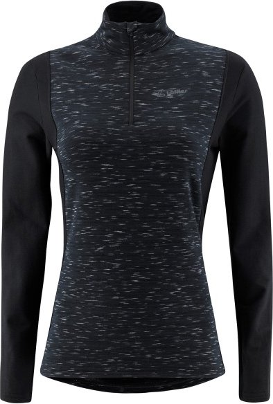 Thumbnail - Löffler - Women's Midlayer Starlit Transtex - Fleecepullover Gr 38 schwarz