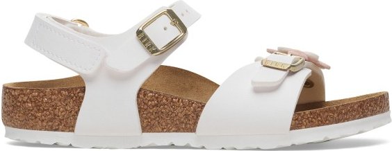 Birkenstock - Kid's Rio Plain Flowers AS - Sandalen Gr 34 - Narrow weiß