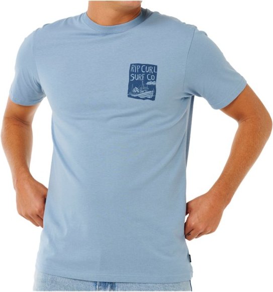 Rip Curl - Keep On Trucking S/S Tee - T-Shirt Gr M blau