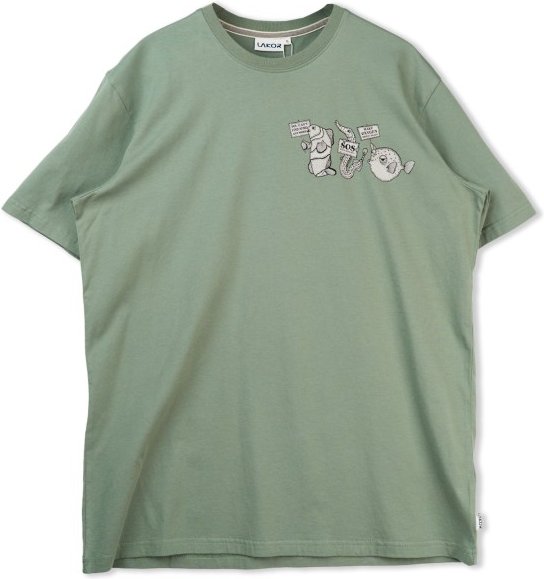 LAKOR - Reel Fish Demo T-Shirt - T-Shirt Gr S grün