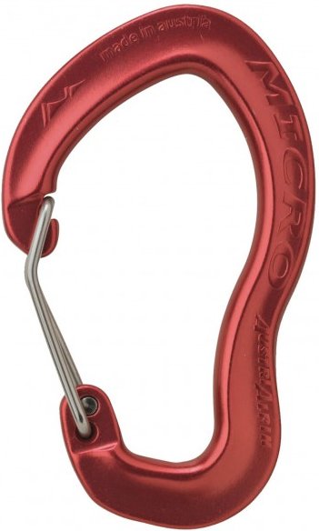 AustriAlpin - Micro Colors Wire - Schnappkarabiner rot