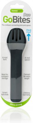 humangear - Besteck GoBites Duo - Besteck-Set weiß
