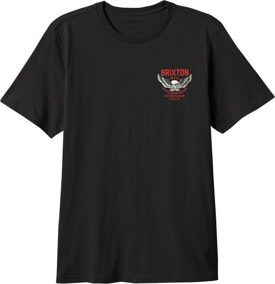 Brixton - Waller S/S STT - T-Shirt Gr L schwarz