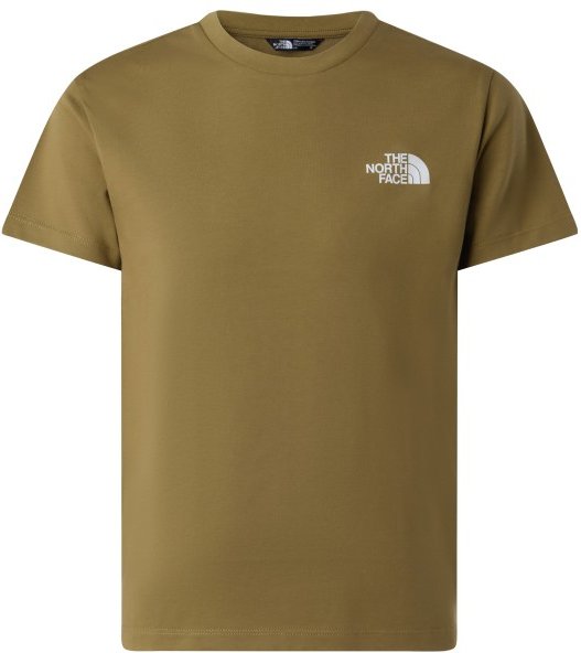 The North Face - Teen's S/S Simple Dome Tee - T-Shirt Gr L oliv/braun