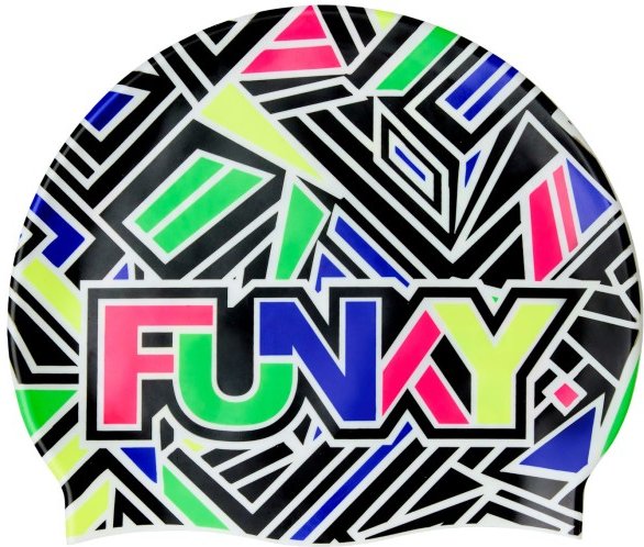 Funky Trunks - Silicone Swimming Cap - Badekappe bits of peace