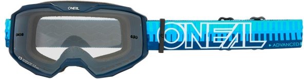 O'Neal - B-10 Goggle Striped - Goggles Gr One Size blau