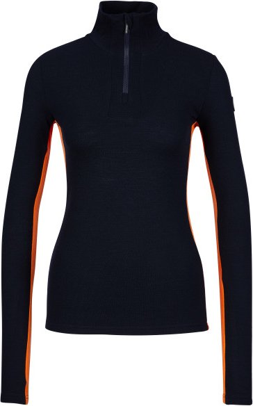 We Norwegians - Women's Tryvann Colblock Zipup - Merinounterwäsche Gr XS schwarz