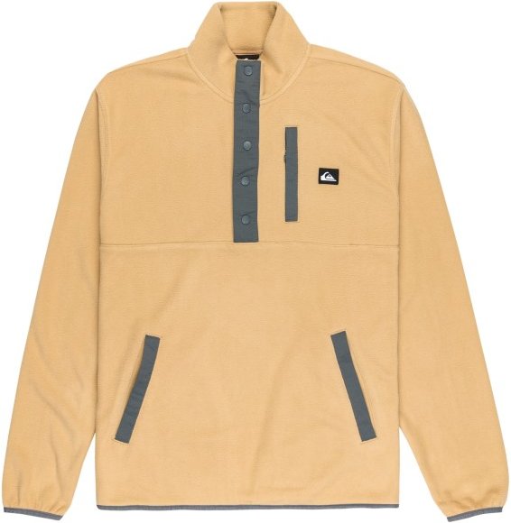 Quiksilver - No Destination Half Snap - Fleecepullover Gr L beige