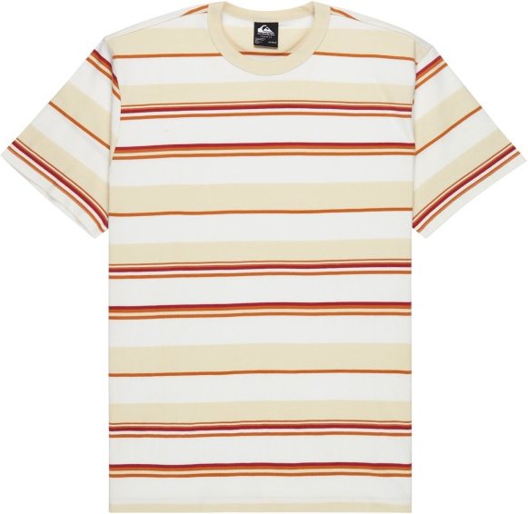 Quiksilver - Lekoni Stripe S/S Tee - T-Shirt Gr XL weiß/beige