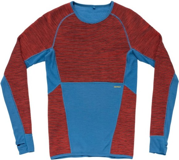 Thumbnail - Devold - Tuvegga Merino Shirt - Merinounterwäsche Gr L rot