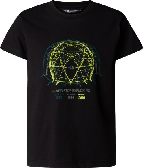 The North Face - Boy's Graphic Relaxed S/S Tee - T-Shirt Gr XS schwarz