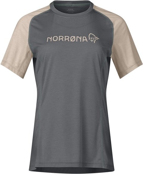 Norrøna - Women's Fjørå Equaliser Lightweight T-Shirt - Radtrikot Gr S grau