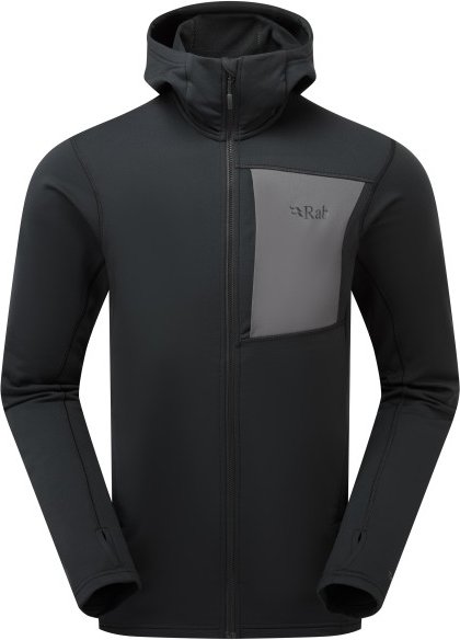 Thumbnail - Rab - Superflux Hoody - Fleecejacke Gr XL schwarz