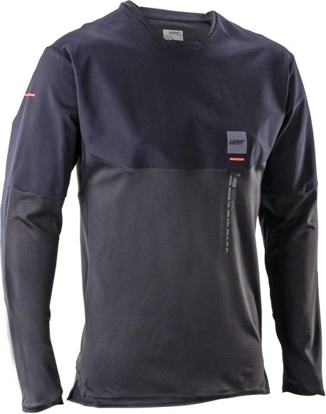 Leatt - MTB Trail 6.0 L/S Jersey Cargo - Radtrikot Gr L grau/blau