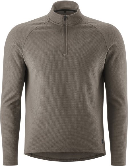 Gonso - Essential Jersey Longsleeve Therm - Radtrikot Gr M grau