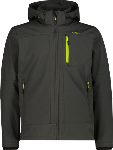 CMP - Jacket Zip Hood Softshell - Softshelljacke Gr 54 grau